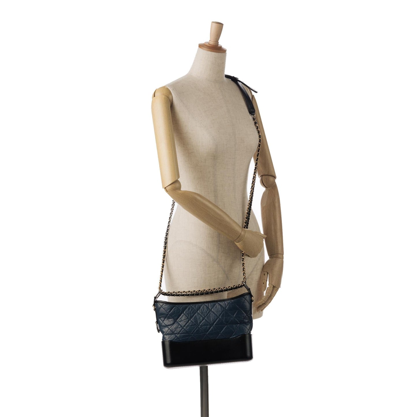 Chanel Small Bicolor Aged Calfskin Gabrielle Crossbody (SHG-pV2C0E)