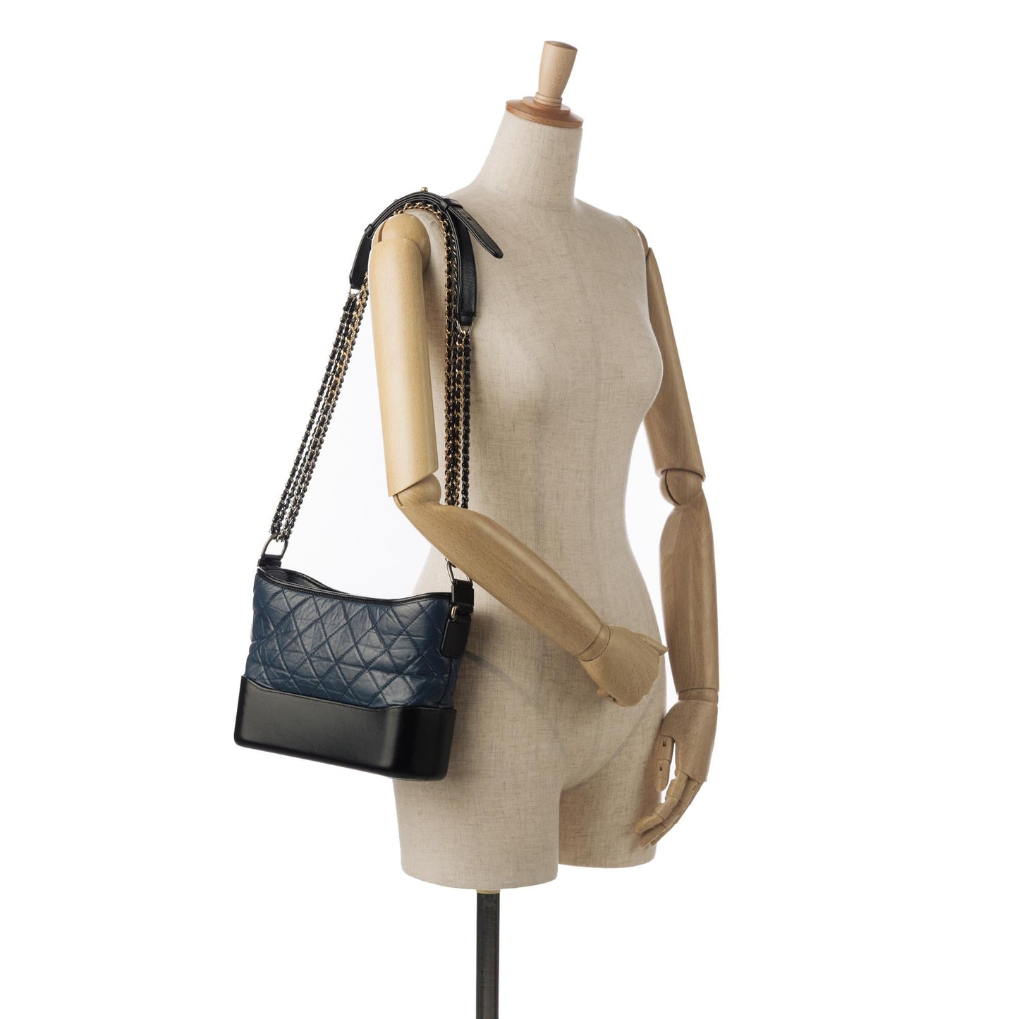 Chanel Small Bicolor Aged Calfskin Gabrielle Crossbody (SHG-pV2C0E)