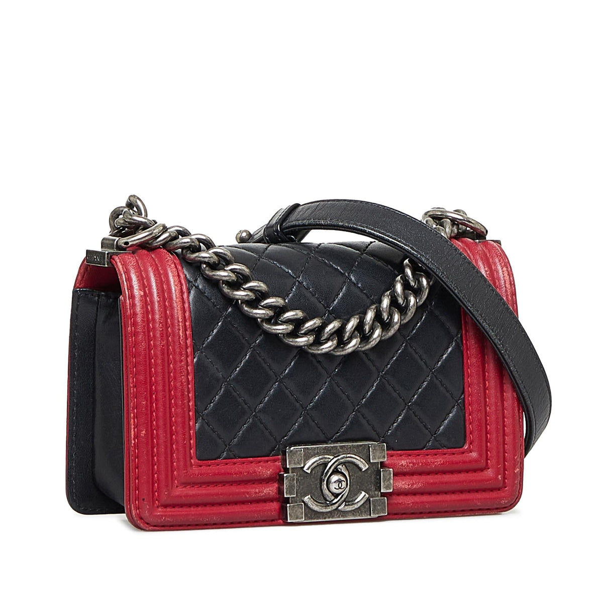 Chanel Small Bicolor Boy (SHG-idKFVu)