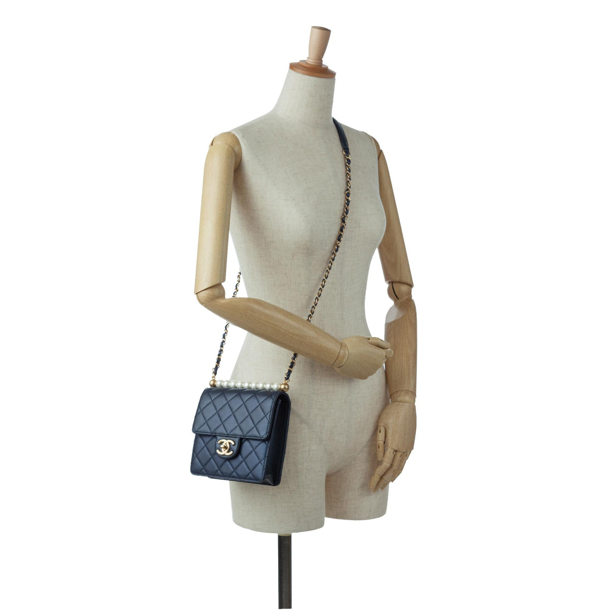 Chanel Small Chic Pearls Flap Bag (SHG-t5gHz6)