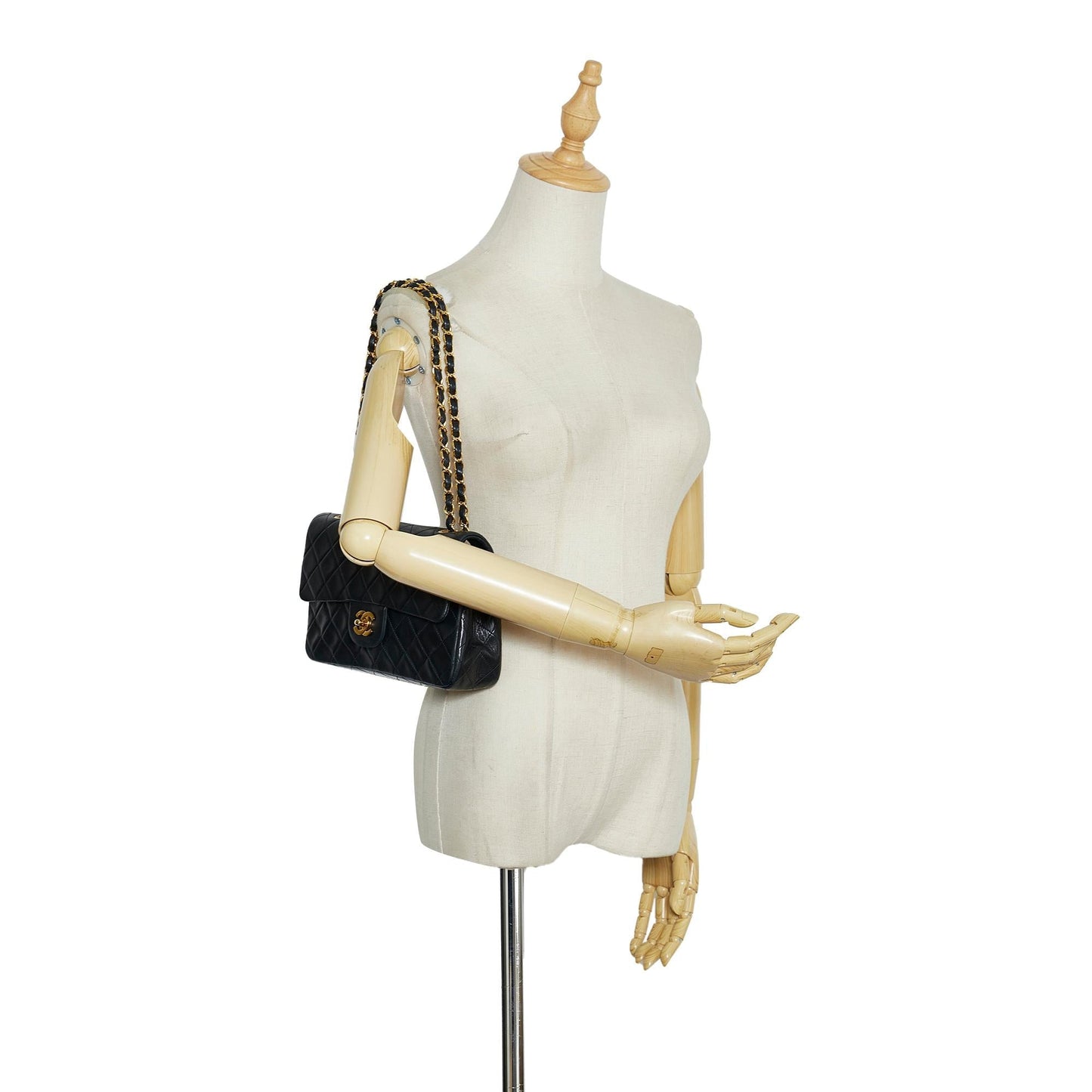 Chanel Small Classic Lambskin Double Flap (SHG-dSInHK)