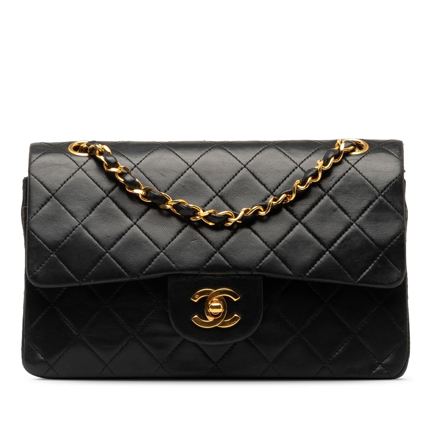 Chanel Small Classic Lambskin Double Flap (SHG-RTXYTz)