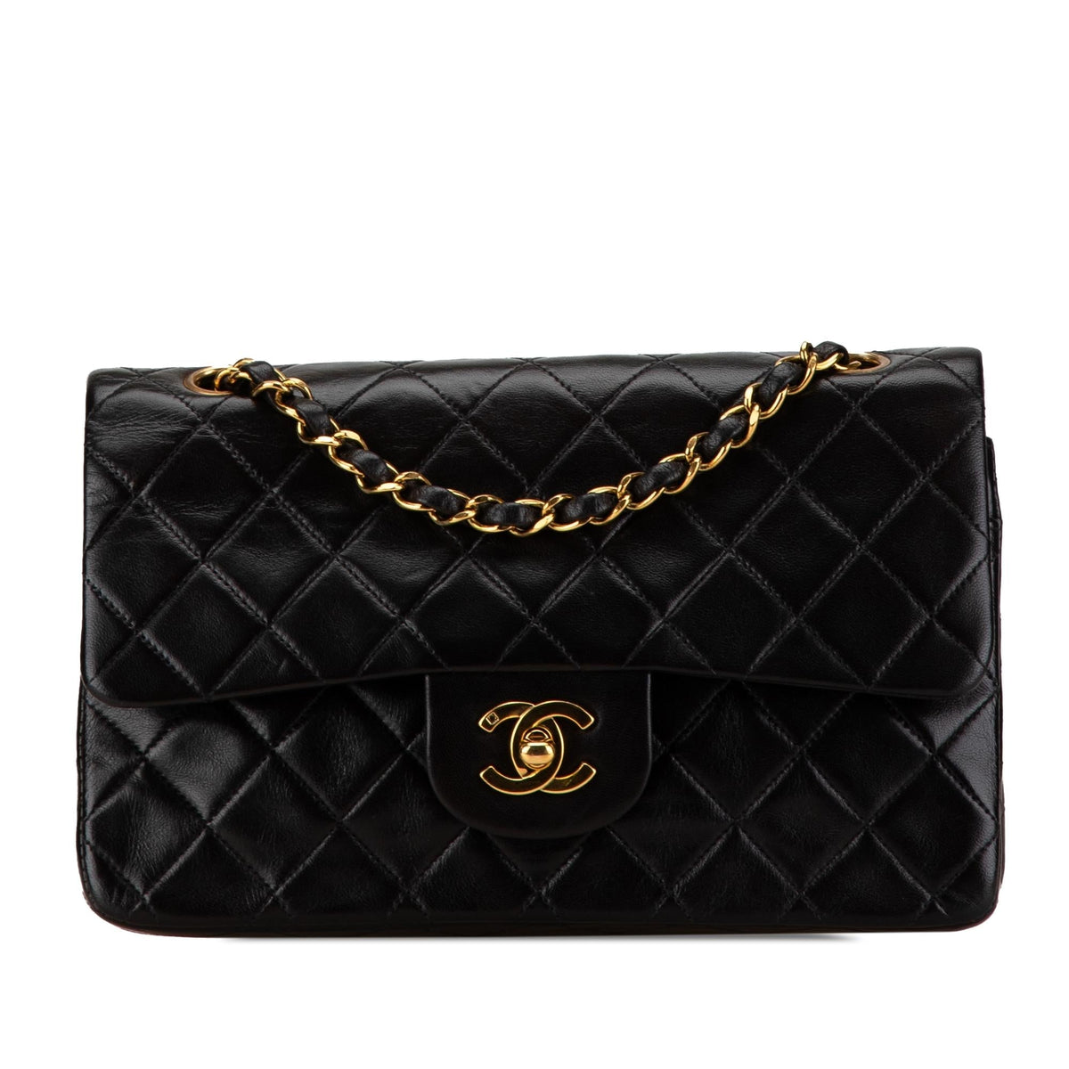 Chanel Small Classic Lambskin Double Flap (SHG-EPrdcl)