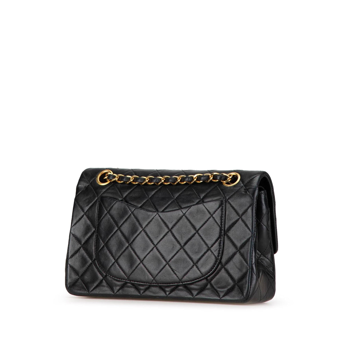 Chanel Small Classic Lambskin Double Flap (SHG-FdUf9U)