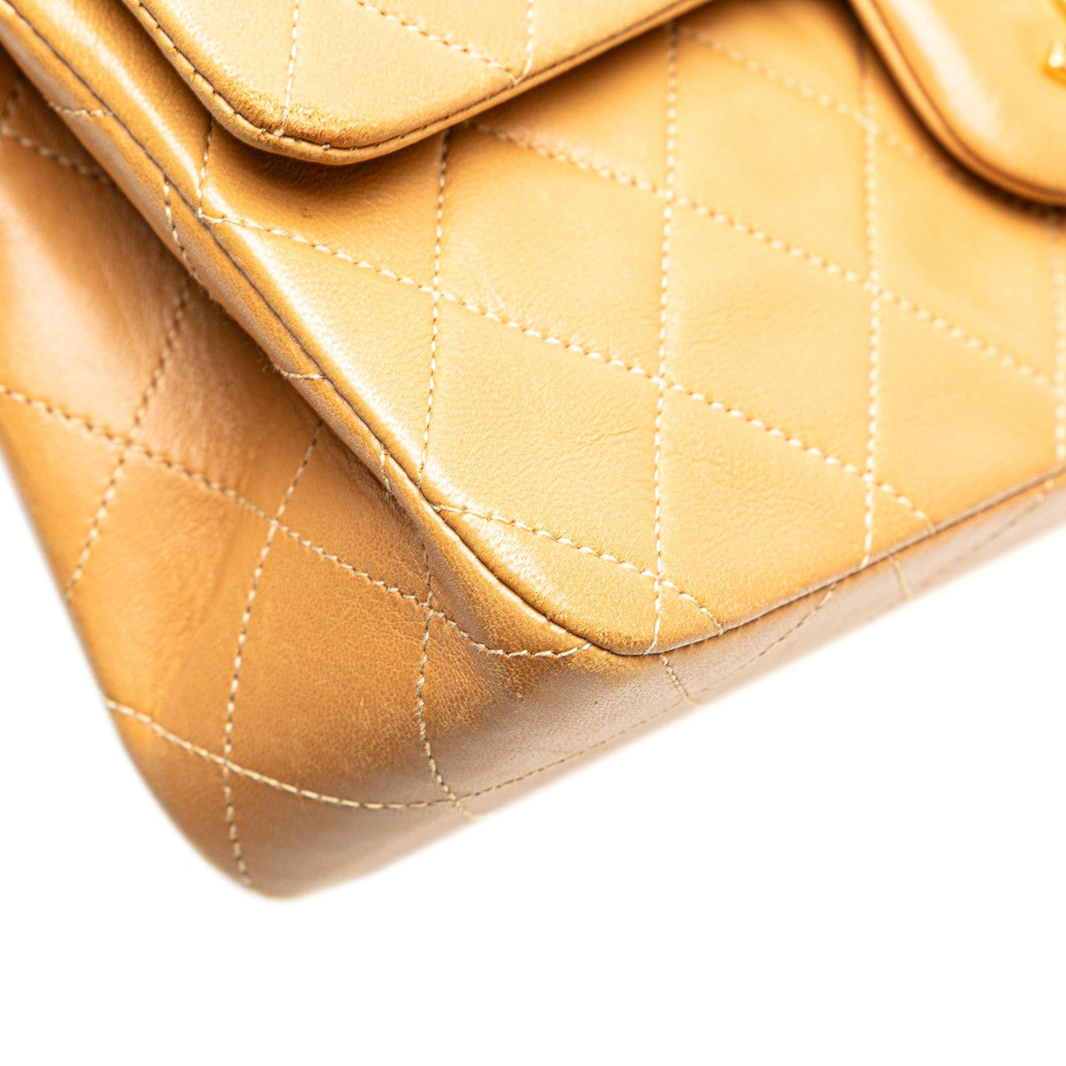 Chanel Small Classic Lambskin Double Flap (SHG-wnxwOT)