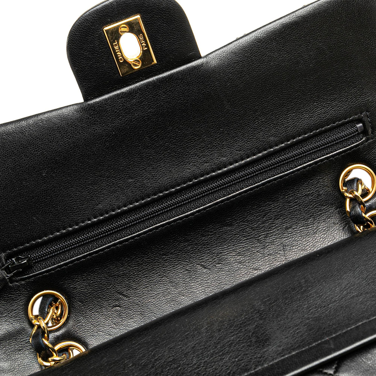 Chanel Small Classic Lambskin Double Flap (SHG-ZA1qw1)