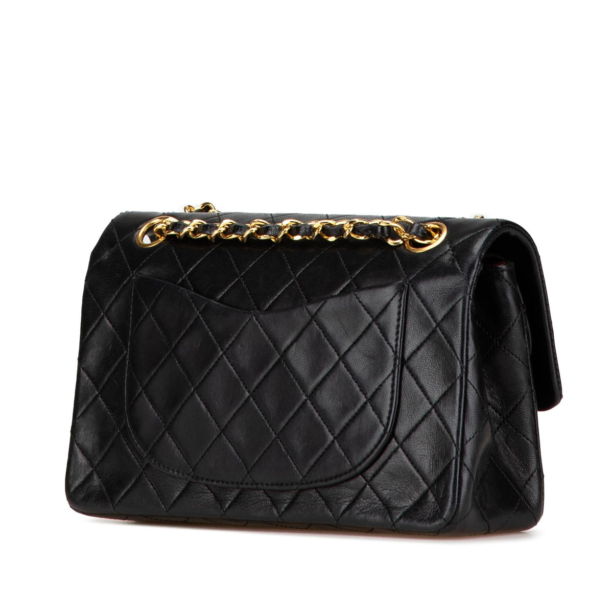 Chanel Small Classic Lambskin Double Flap (SHG-ZA1qw1)