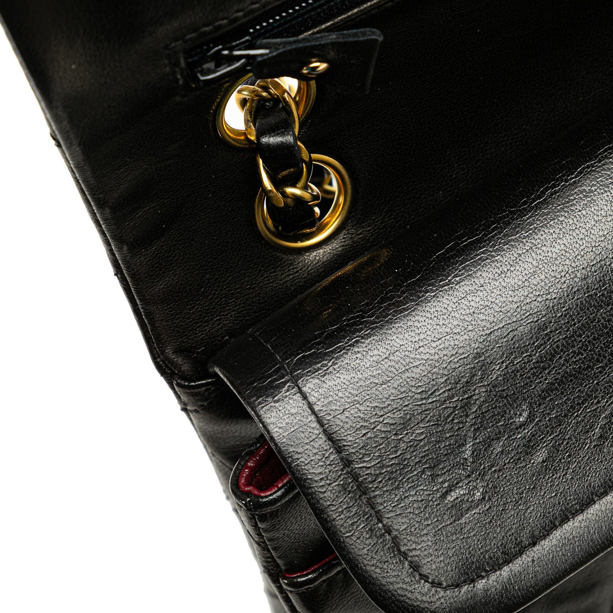 Chanel Small Classic Lambskin Double Flap (SHG-X9pWVZ)