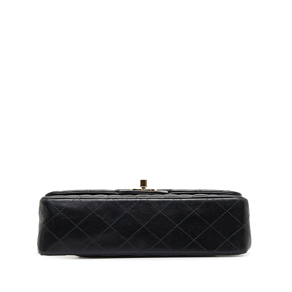 Chanel Small Classic Lambskin Leather Double Flap Bag (SHG-acYIYl)