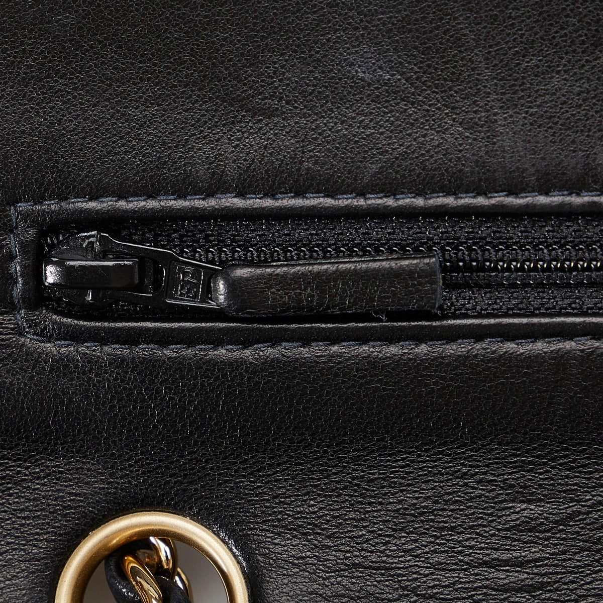 Chanel Small Classic Lambskin Leather Double Flap Bag (SHG-acYIYl)