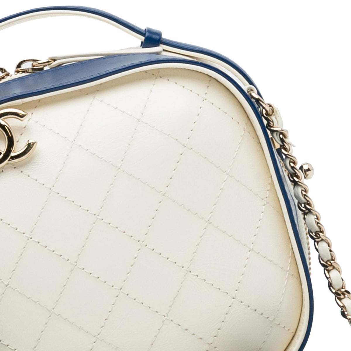Chanel Small Crumpled Calfskin Vanity Case