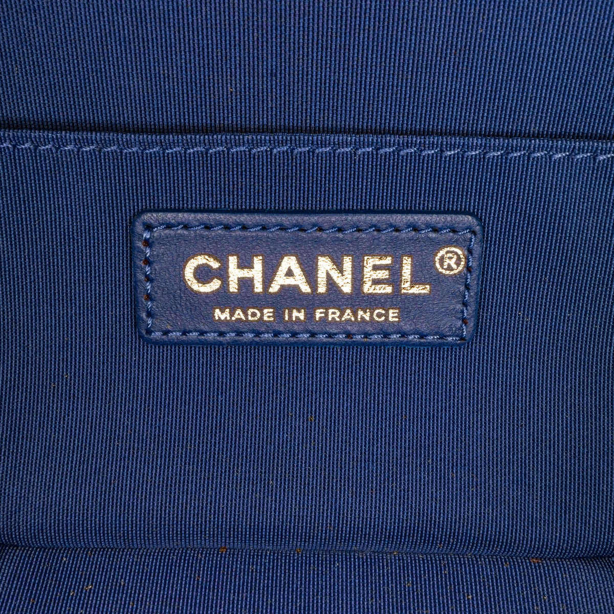 Chanel Small Crumpled Calfskin Vanity Case