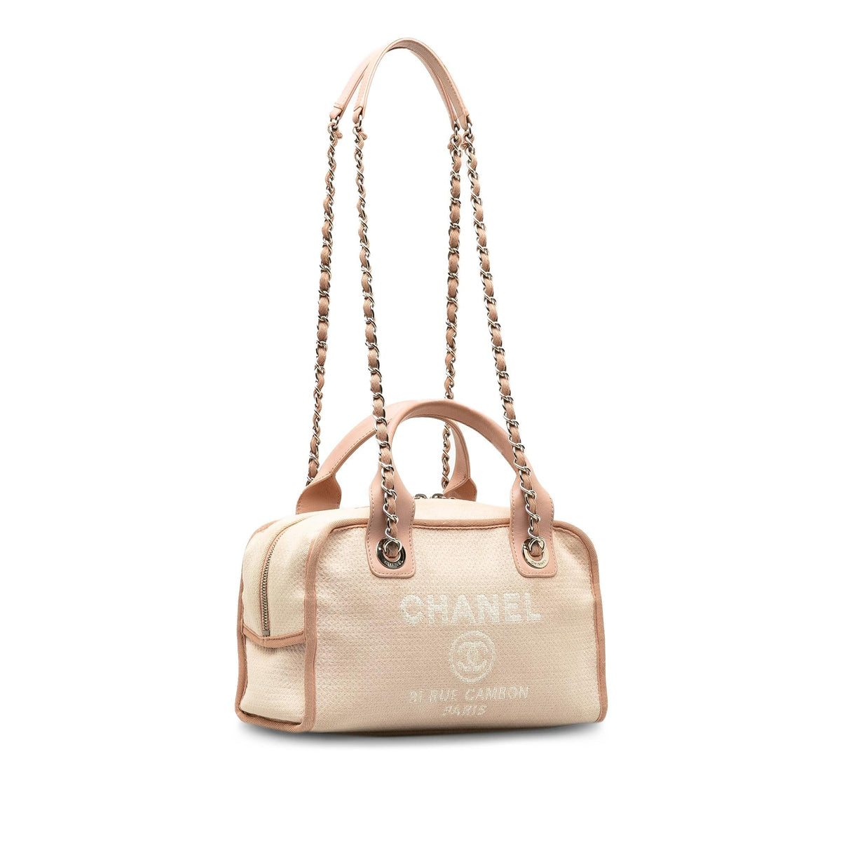 Chanel Small Deauville Bowling Satchel (SHG-K7SHxu)
