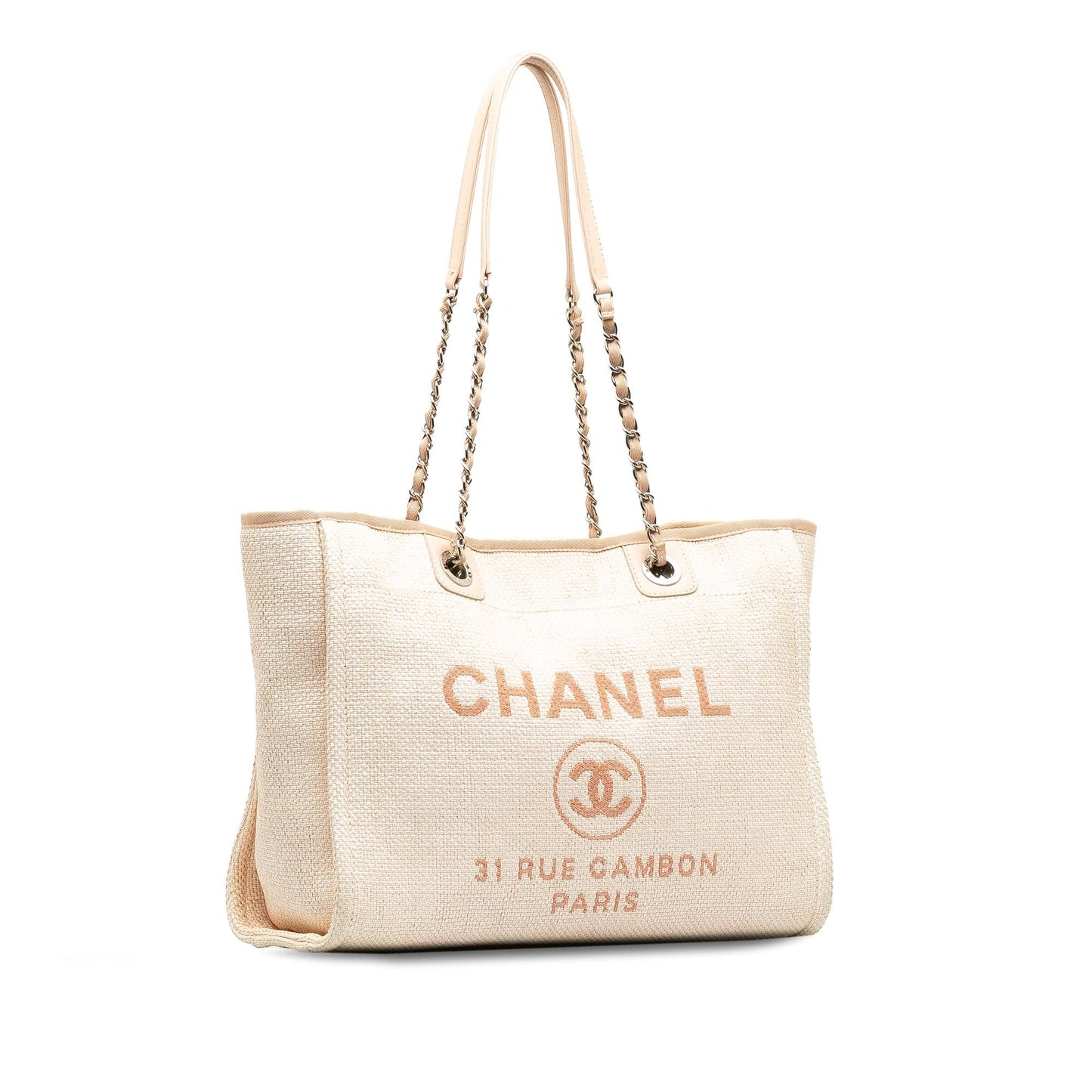 Chanel Small Deauville Tote Bag (SHG-PwaxUa)