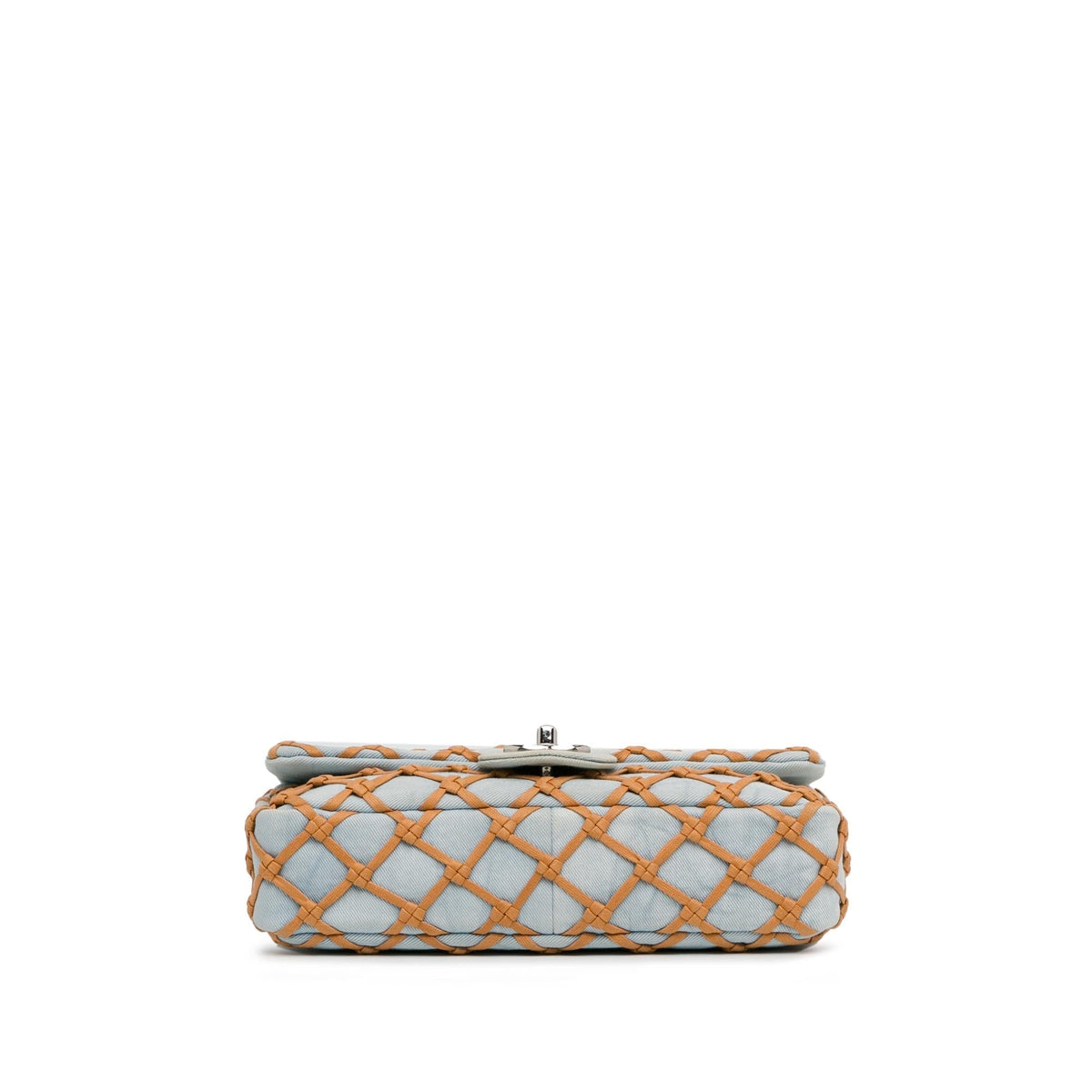 Chanel Small Denim Canebiers Net Flap (SHG-WJUkZ0)