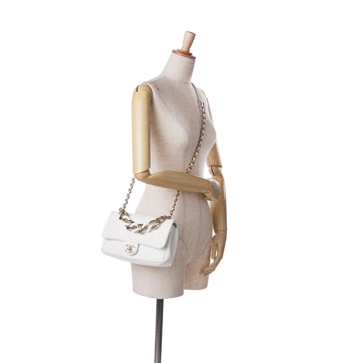 Chanel Small Elegant Chain Single Flap (SHG-9EeFDt)