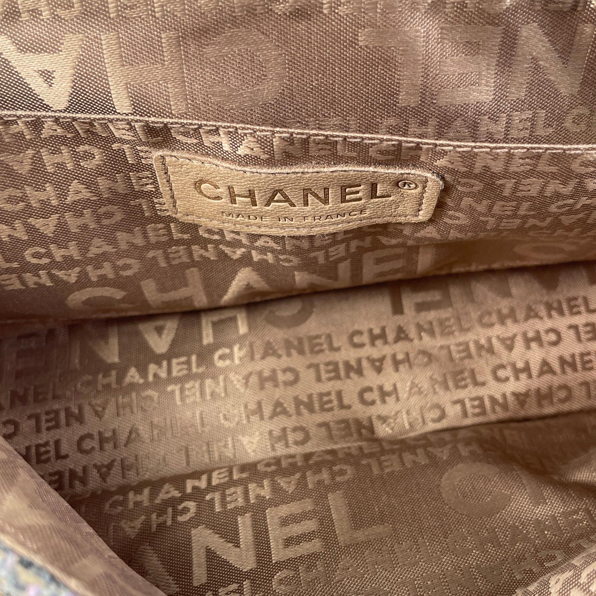 Chanel Small Fantasy Tweed Flap Bag (SHG-sHynoj)