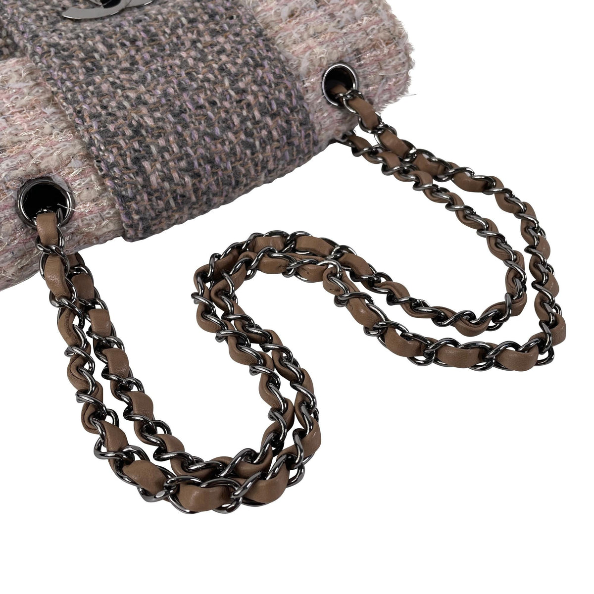 Chanel Small Fantasy Tweed Flap Bag (SHG-sHynoj)