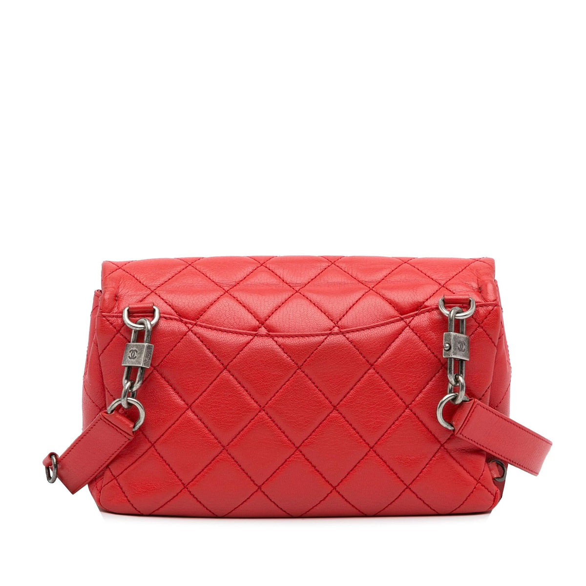 Chanel Small Goatskin Double Carry Waist Chain Flap (SHG-U5WSIb)