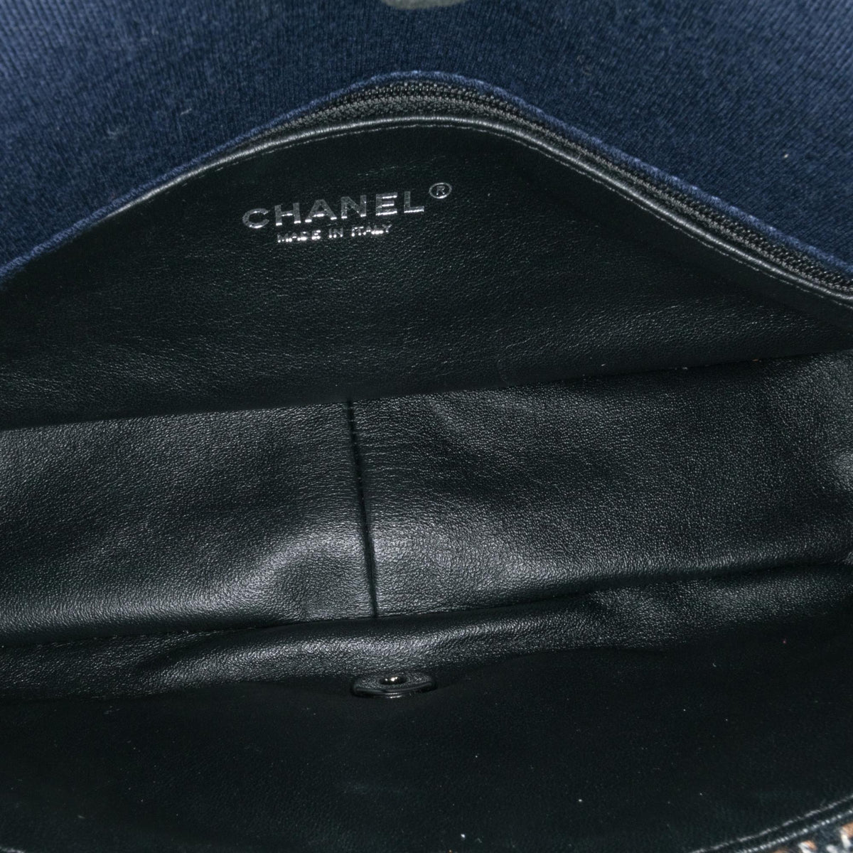 Chanel Small Jersey Tweed Flap (SHG-6Tm9uk)