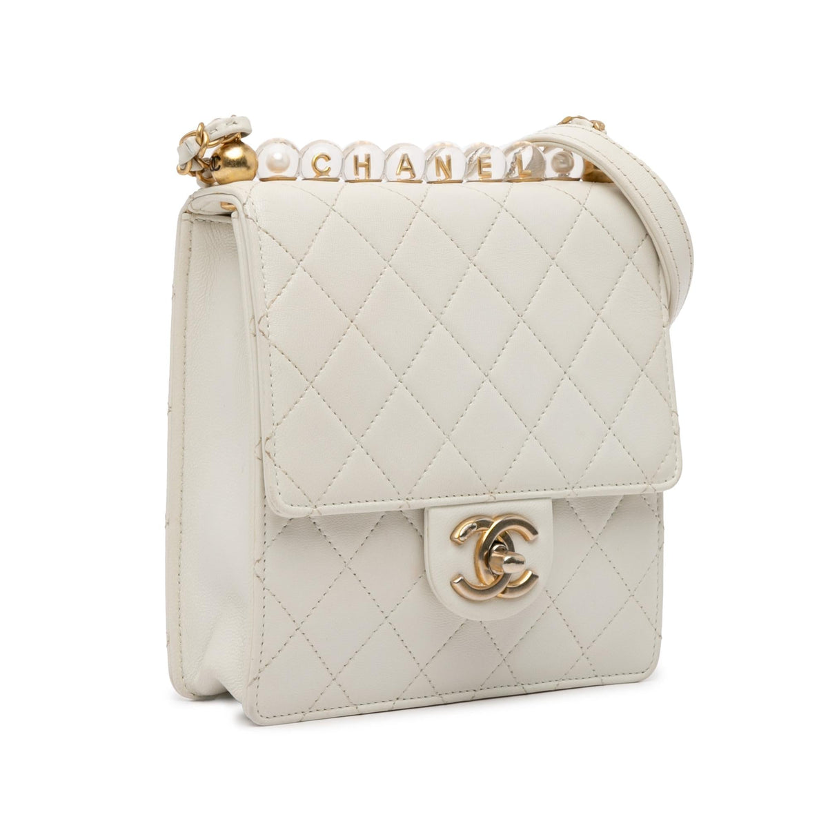 Chanel Small Lambskin Chic Pearls Flap (SHG-dGzanu)