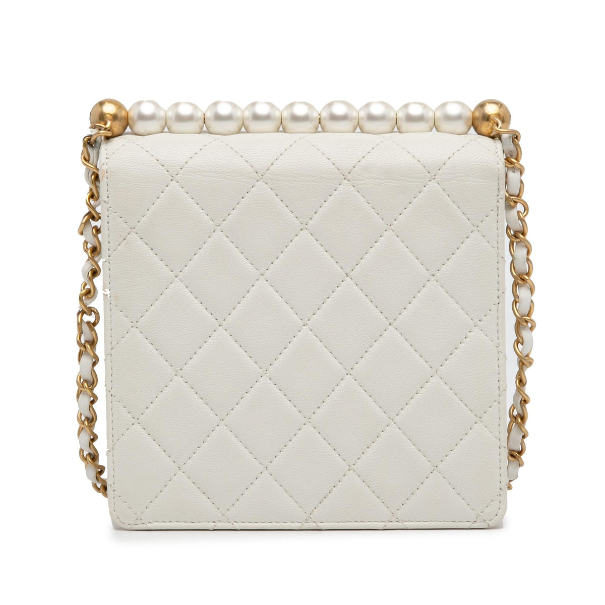 Chanel Small Lambskin Chic Pearls Flap (SHG-YnWZht)