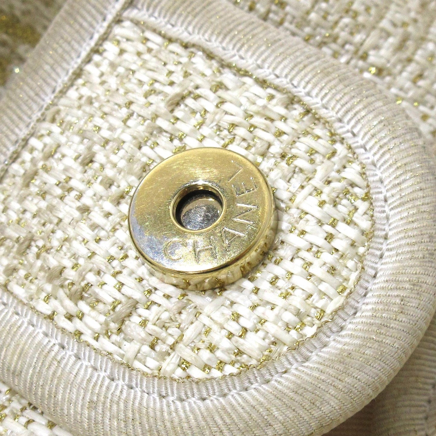 Chanel Small Lurex Boucle Deauville Tote (SHG-8lEXrU)