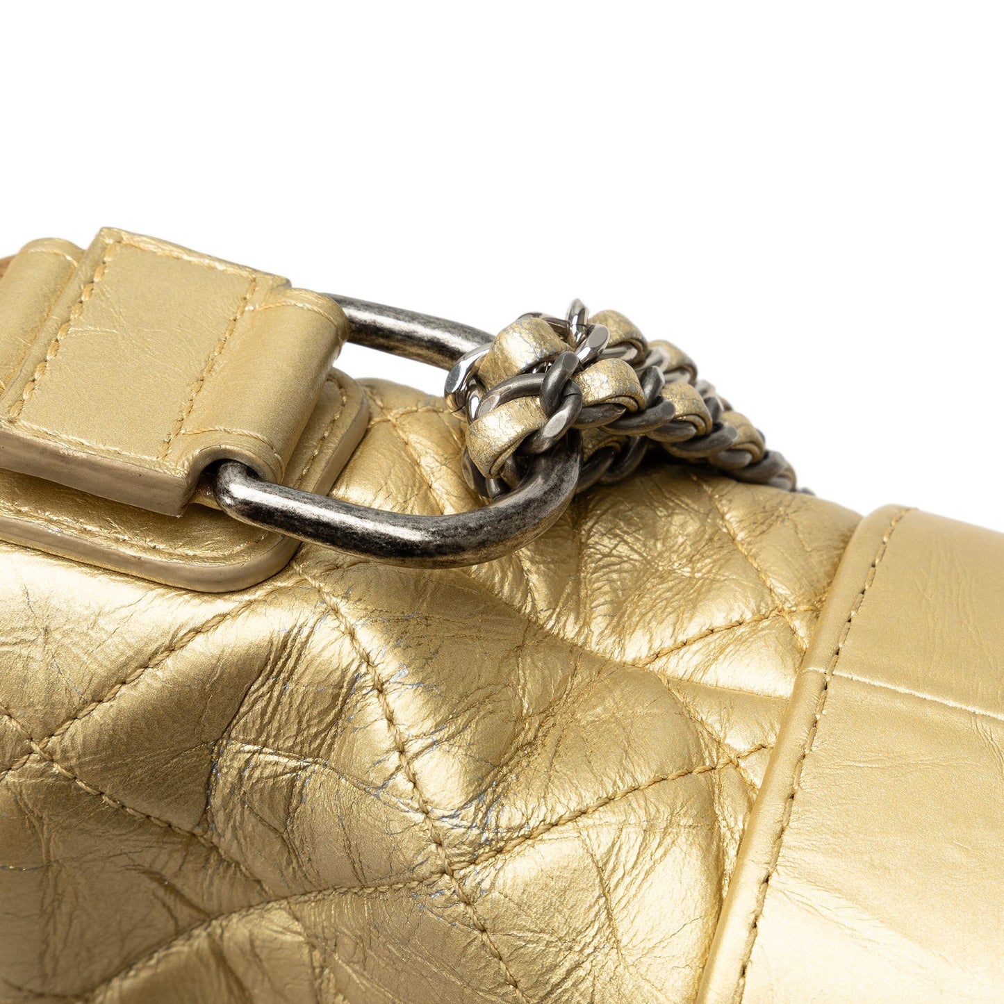 Chanel Small Metallic Lambskin Gabrielle Crossbody (SHG-XYucts)
