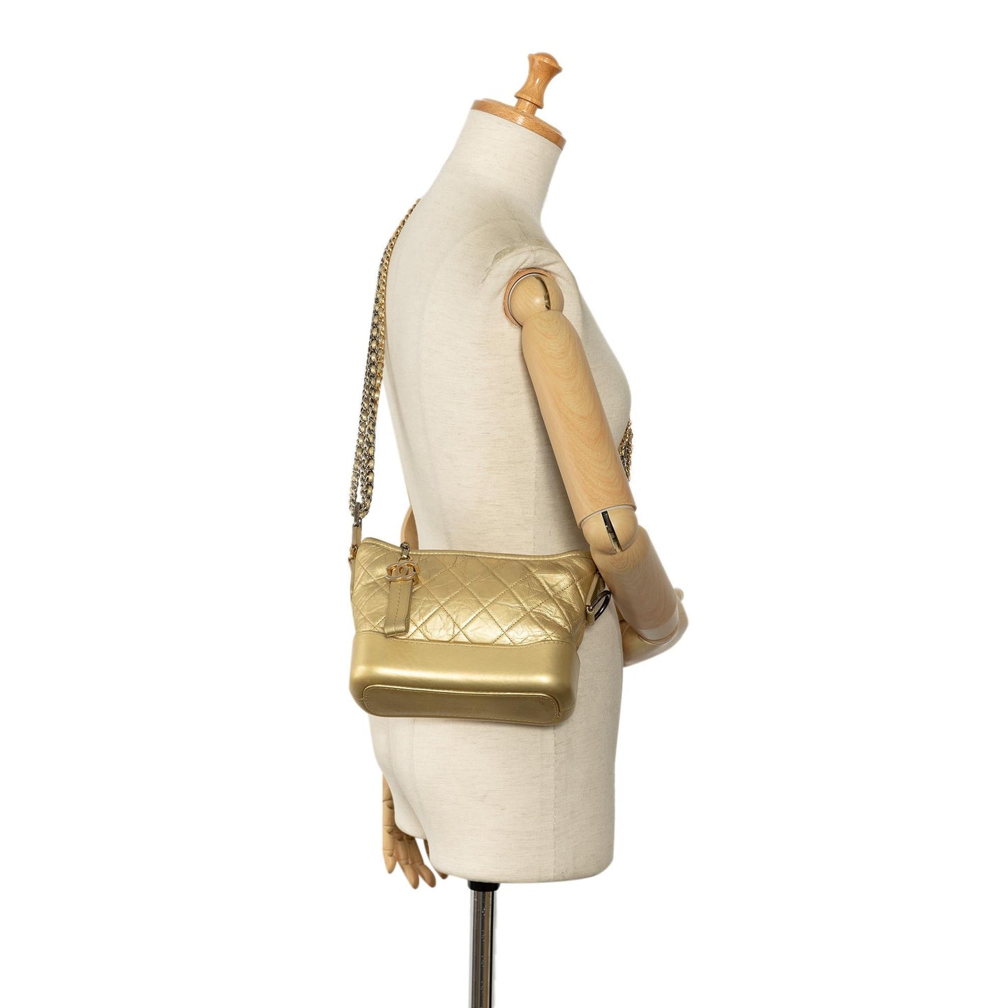 Chanel Small Metallic Lambskin Gabrielle Crossbody (SHG-XYucts)