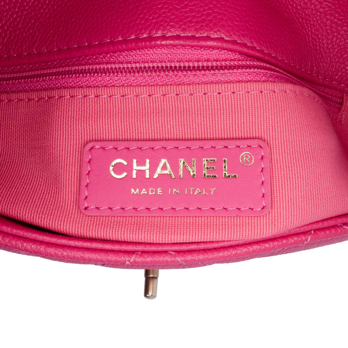 Chanel Small Quilted Caviar Chain Melody Flap (SHG-NhLCtj)