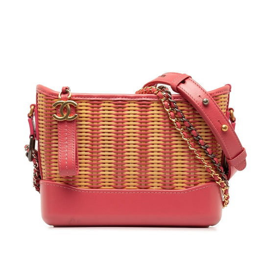 Chanel Small Rattan Gabrielle Crossbody (SHG-wNrleD)