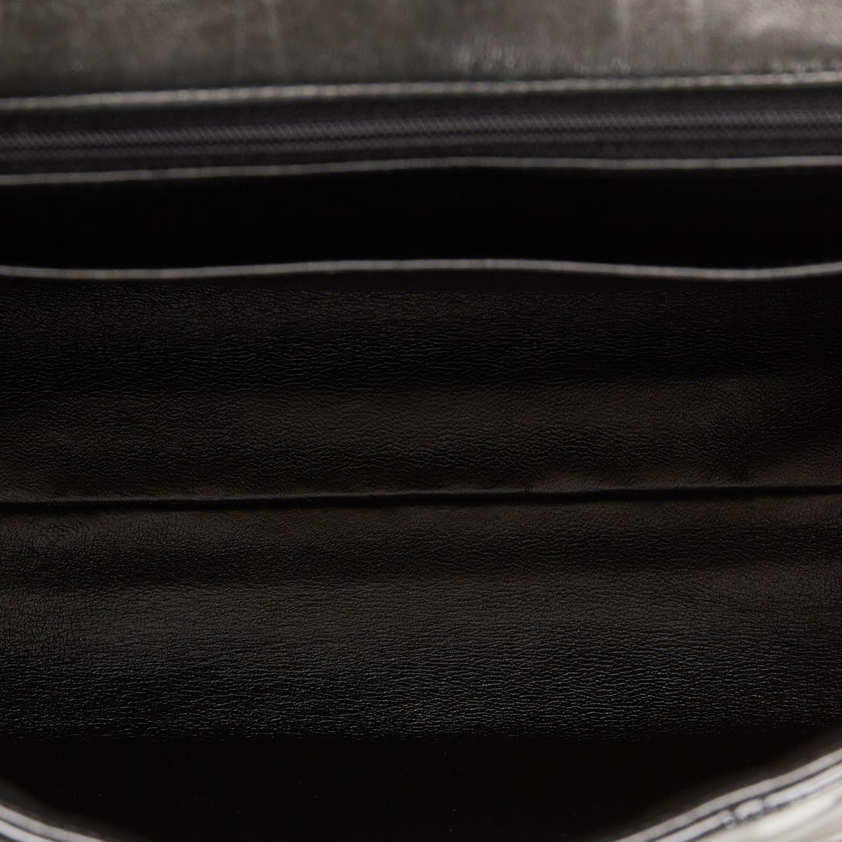 Chanel So Black Matelasse Patent Leather Single Flap Bag (SHG-XAF9hI)