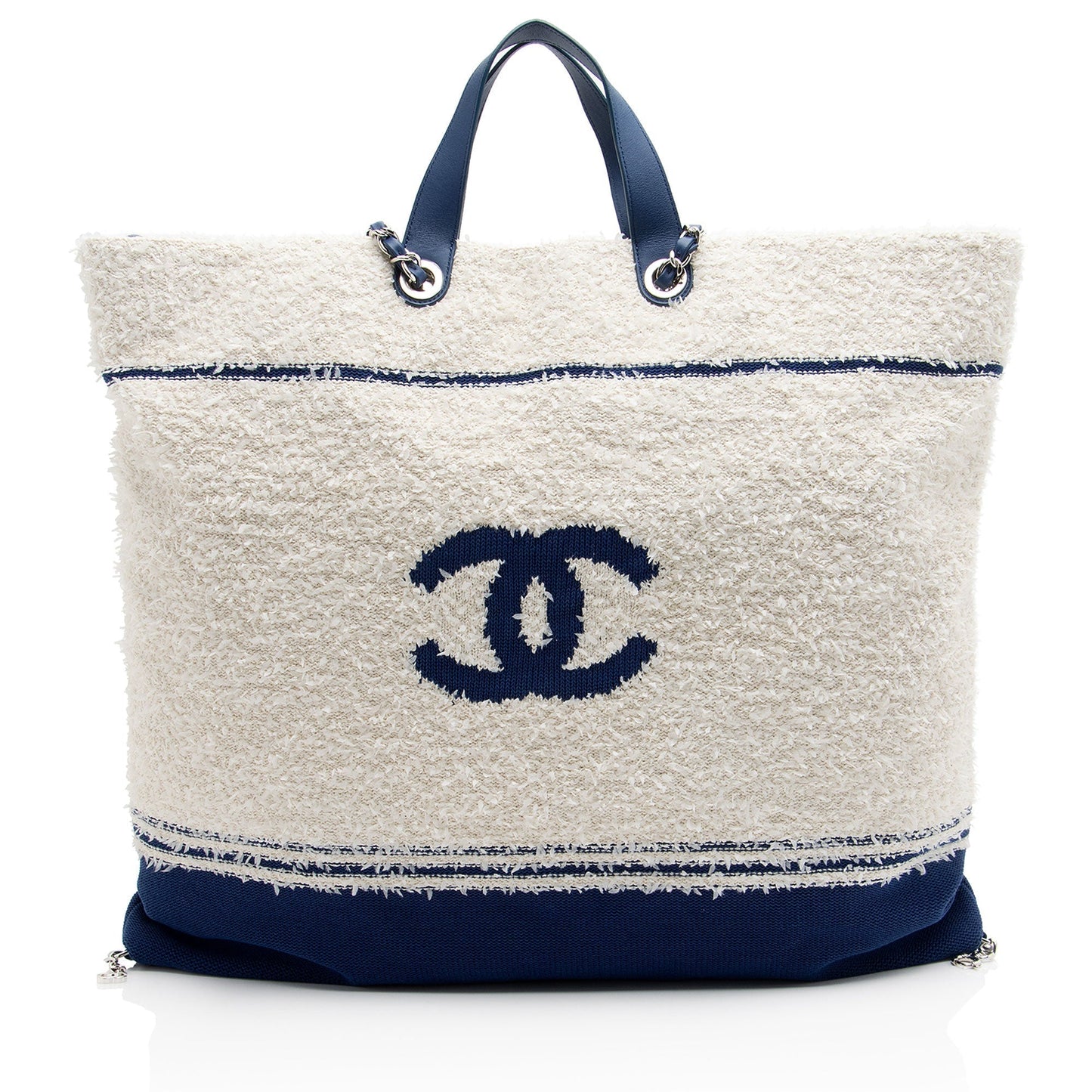 Chanel Terry Cloth Deauville BIarritz Tote (SHF-Ehg7Ex)