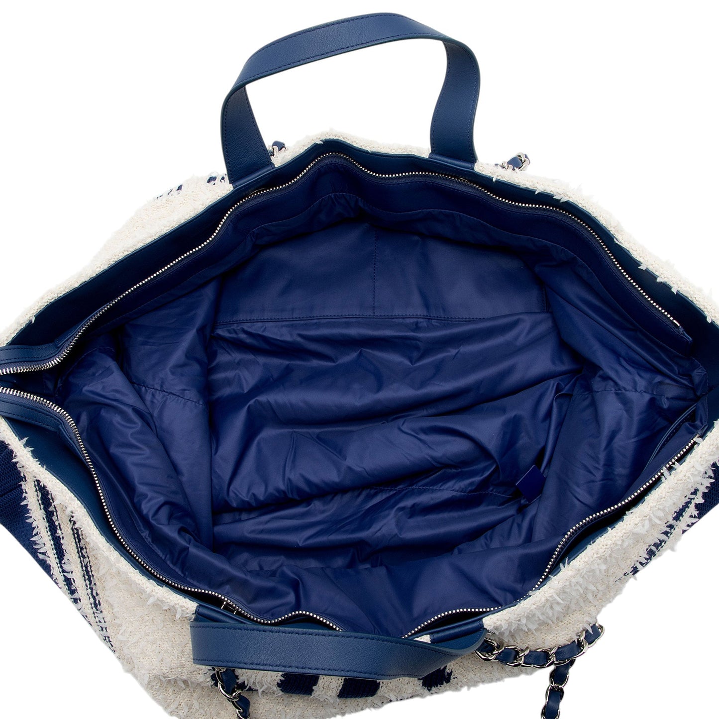 Chanel Terry Cloth Deauville BIarritz Tote (SHF-Ehg7Ex)
