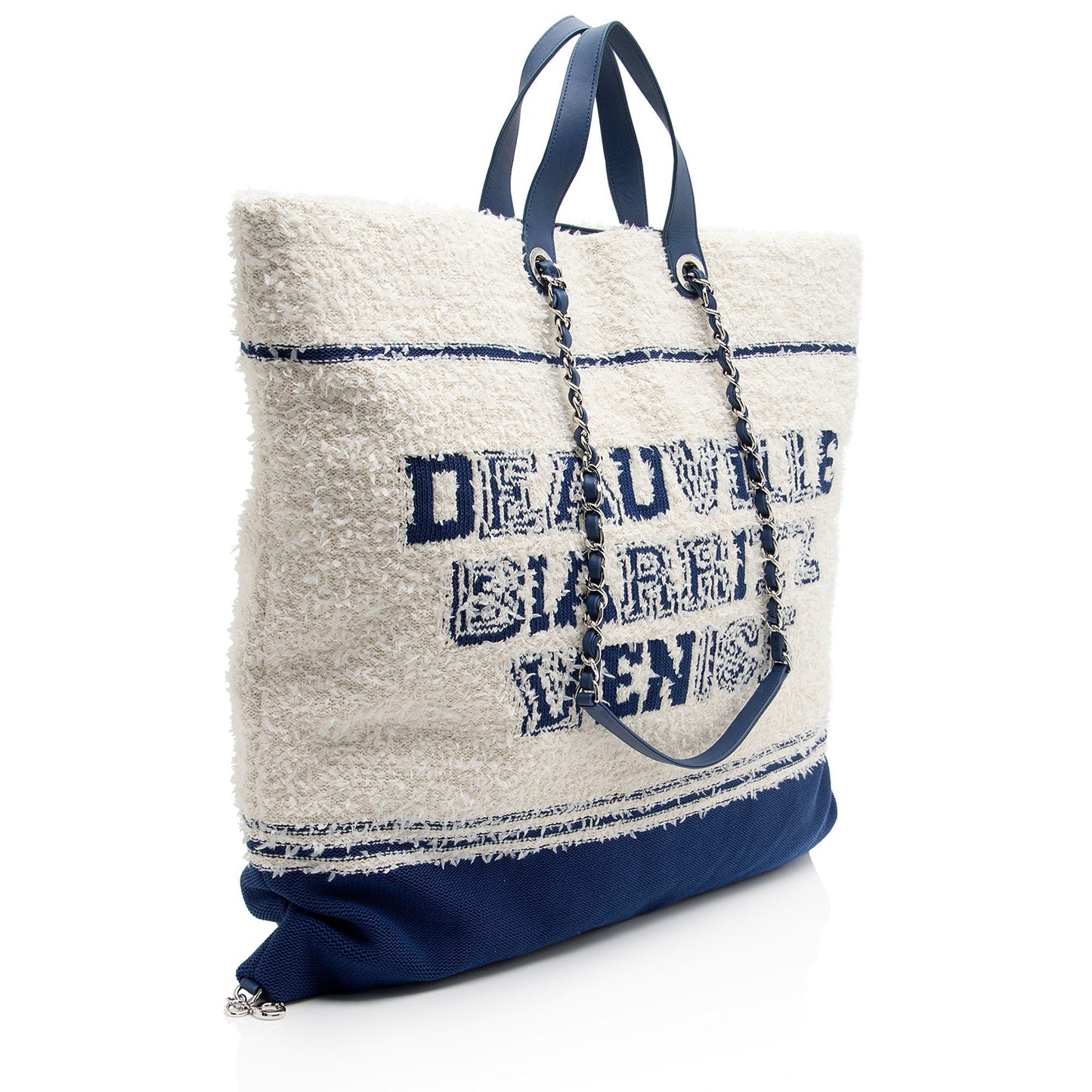 Chanel Terry Cloth Deauville BIarritz Tote (SHF-Ehg7Ex)