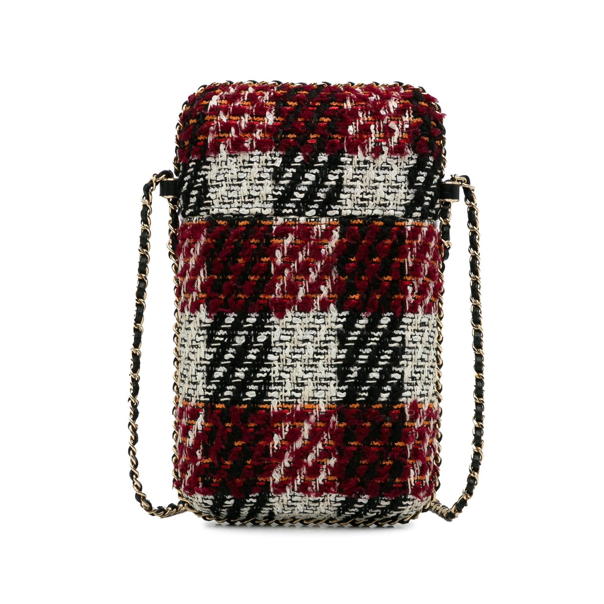 Chanel Tweed Chain Around Phone Holder (SHG-fNtDa5)