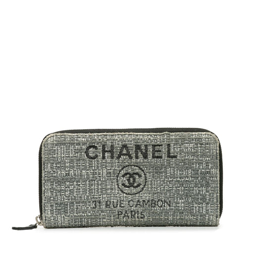 Chanel Tweed Deauville Continental Wallet (SHG-KXyV9k)