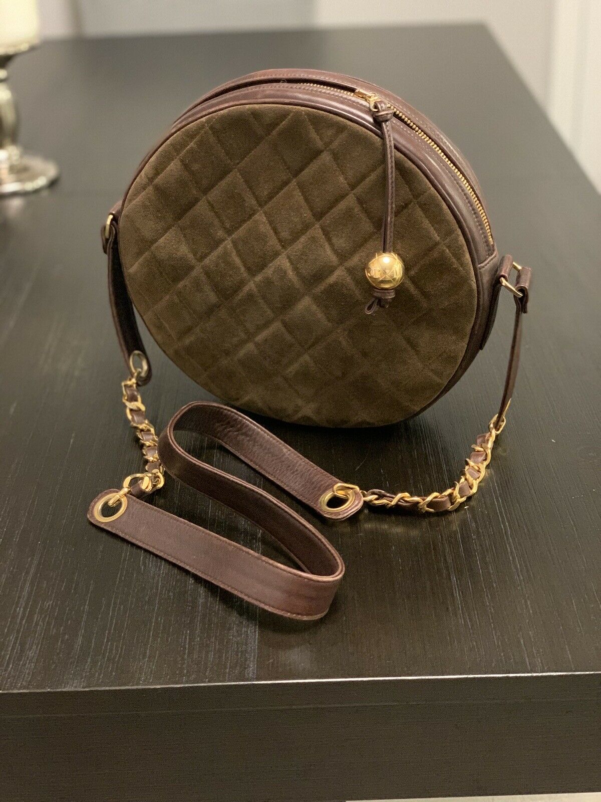 Chanel Vintage Round Crossbody Bag