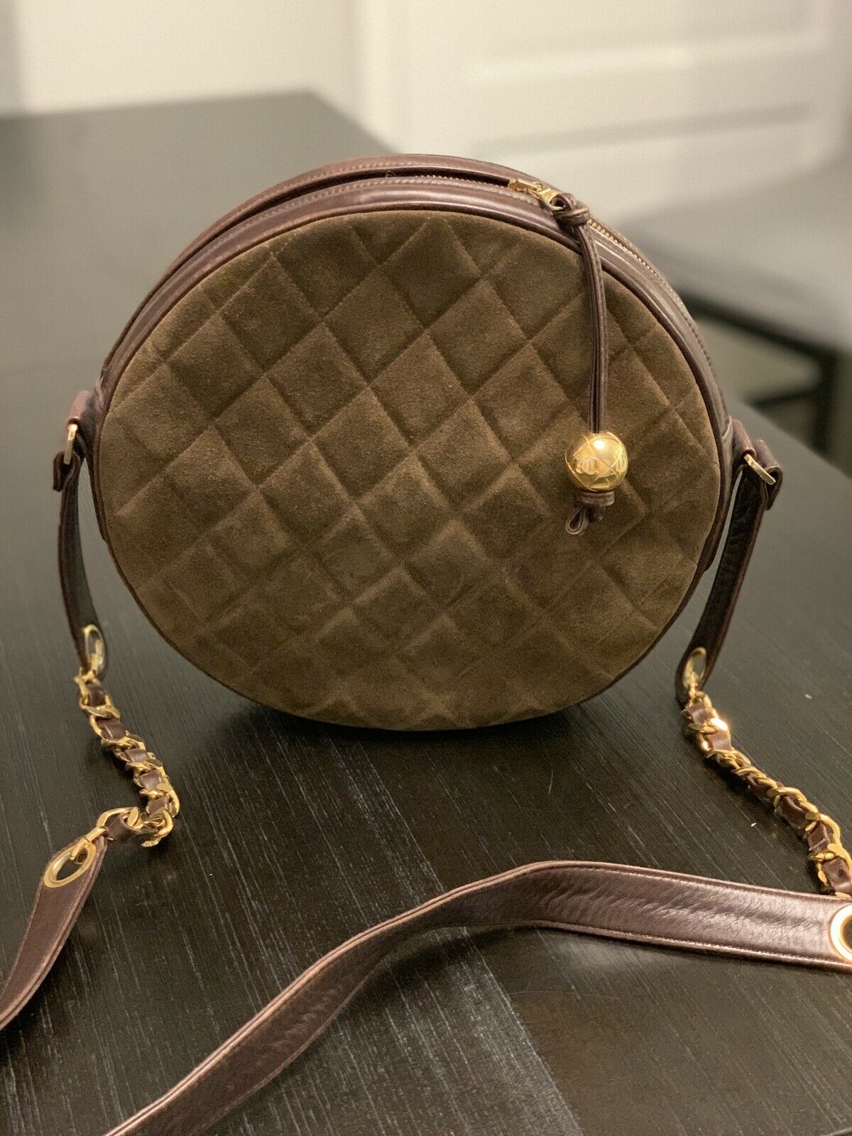 Chanel Vintage Round Crossbody Bag