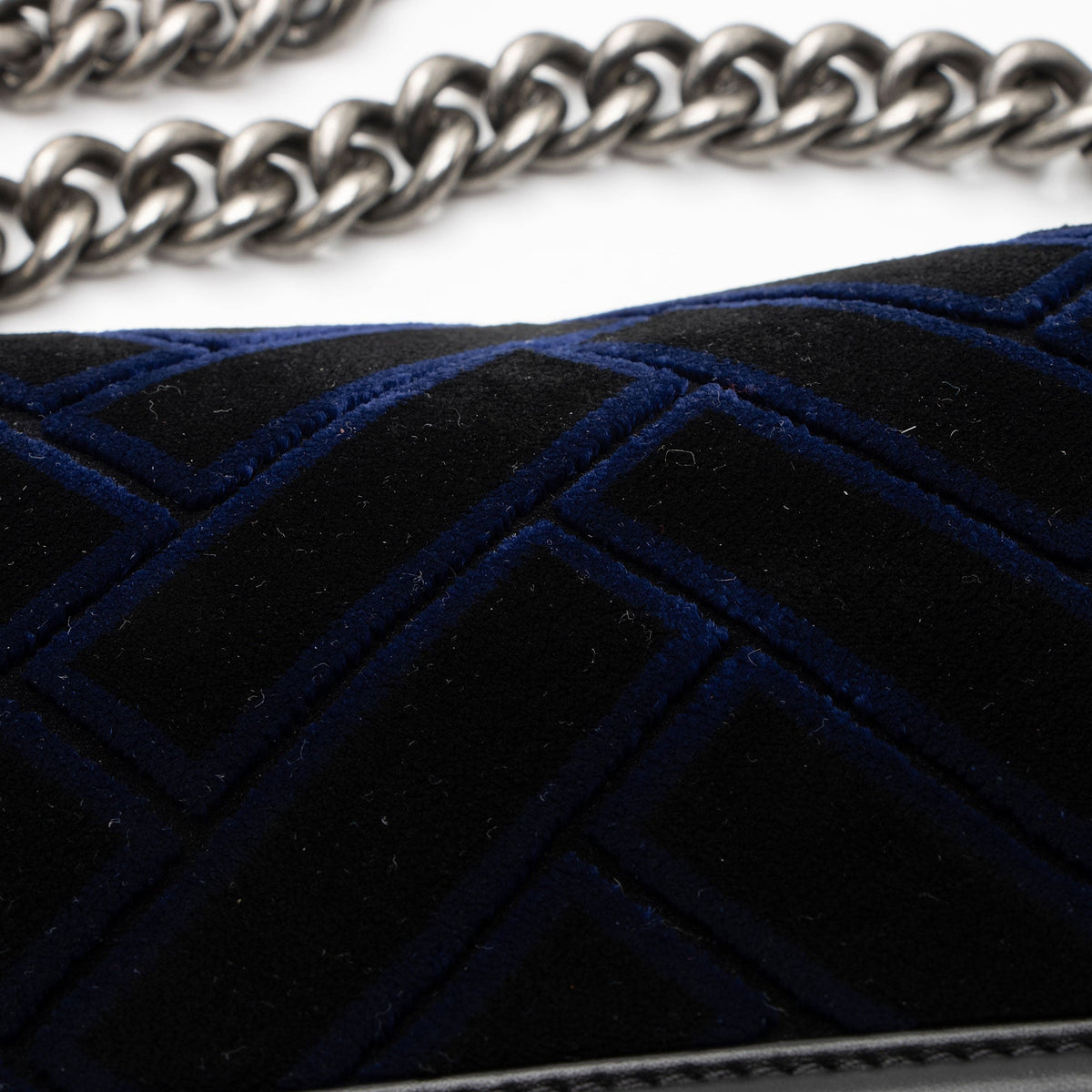 Chanel Velvet Quilted Old Medium Boy Bag