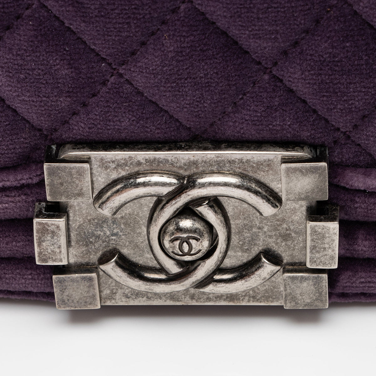 Chanel Velvet Small Boy Bag (SHF-f64Ll3)