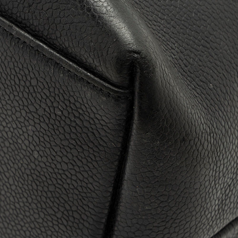 Chanel Vintage Caviar Leather CC Chain Tote - FINAL SALE (SHF-17174)