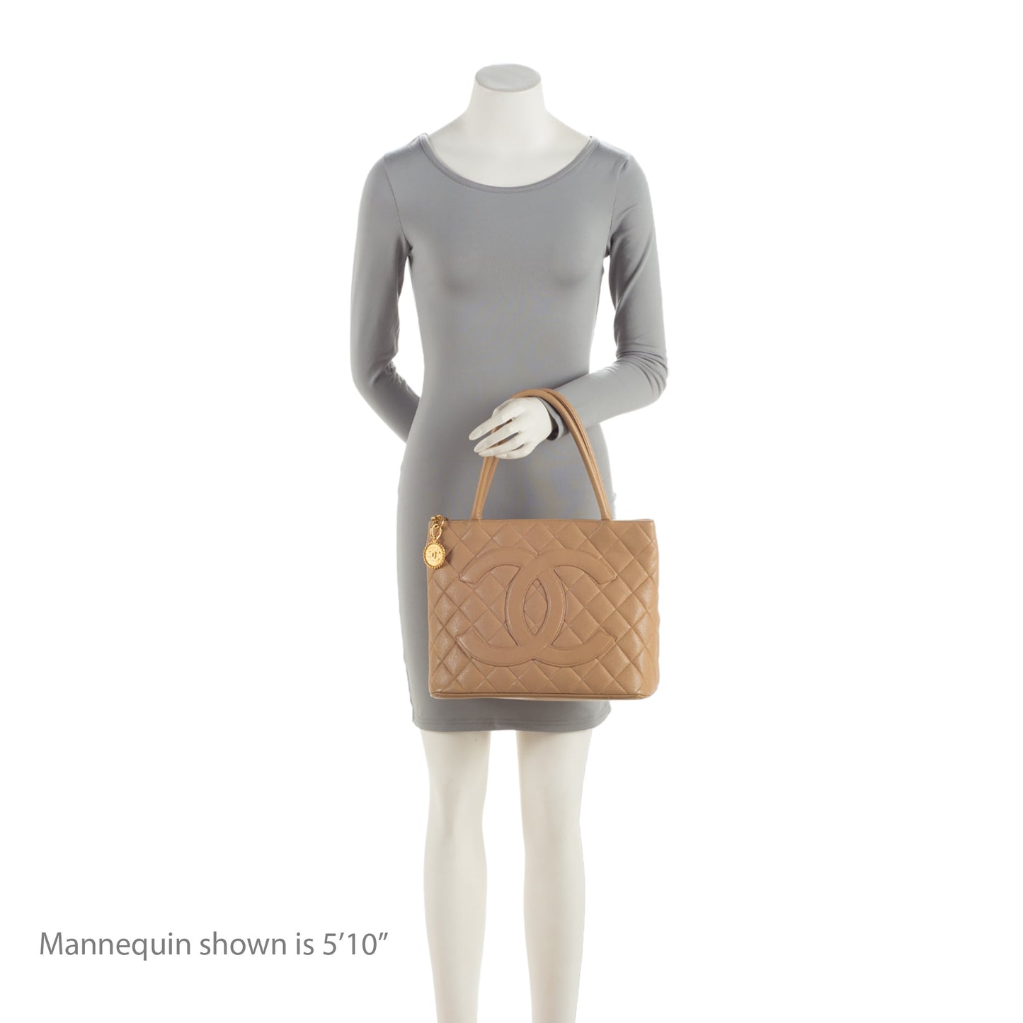 Chanel Vintage Caviar Leather Medallion Tote (SHF-T2hPlQ)