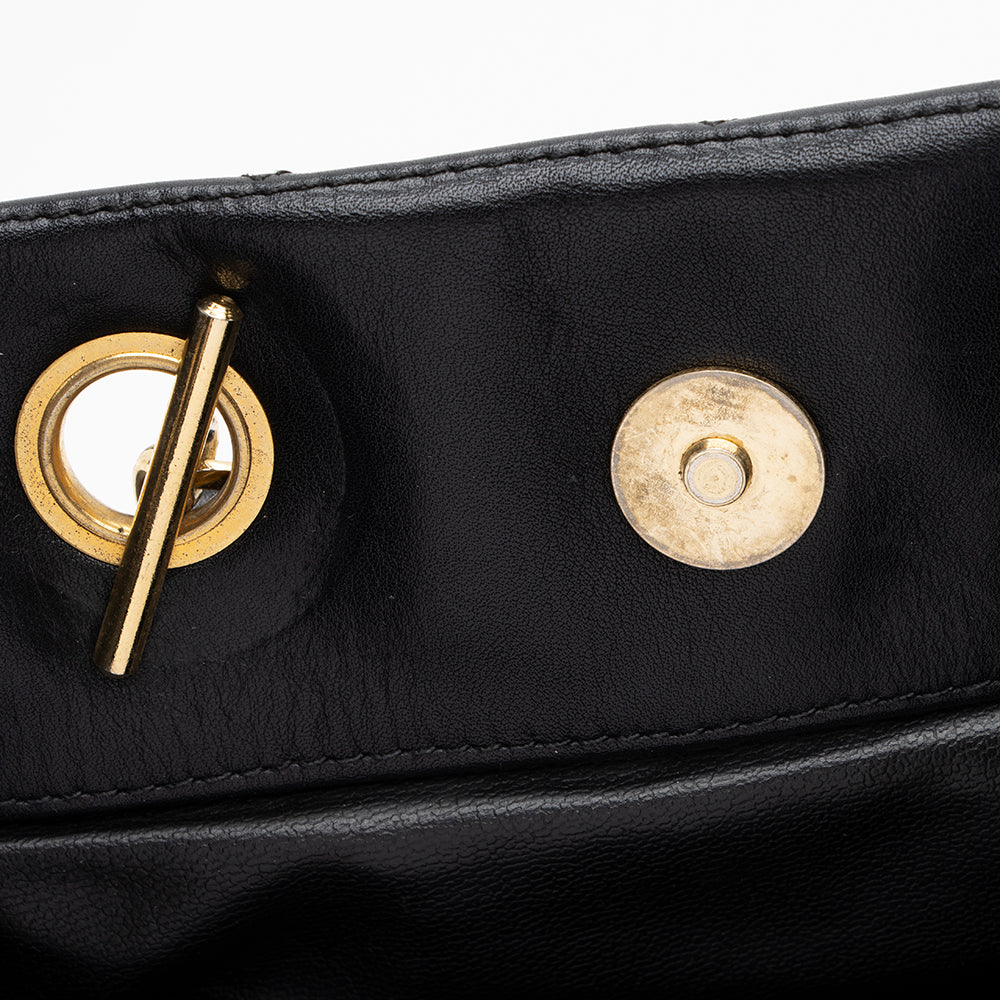 Chanel Vintage Lambskin Chain CC Tote (SHF-15054)