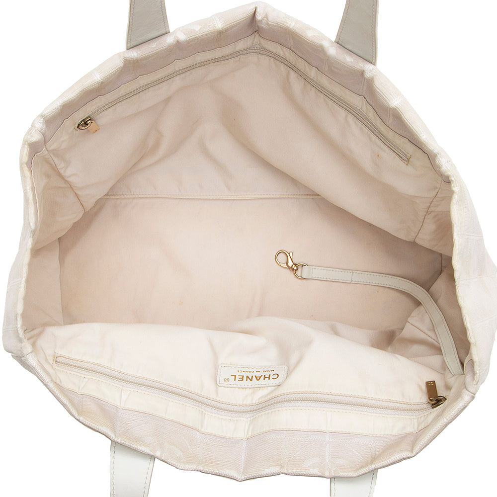 Chanel Vintage Nylon Travel Ligne Large Tote - FINAL SALE (SHF-18670)