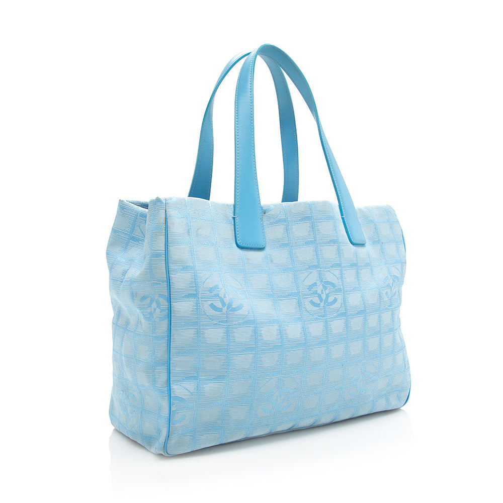 Chanel Vintage Nylon Travel Ligne Large Tote (SHF-18676)