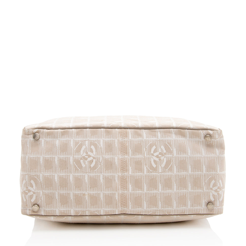 Chanel Vintage Nylon Travel Line Large Tote (SHF-20979)