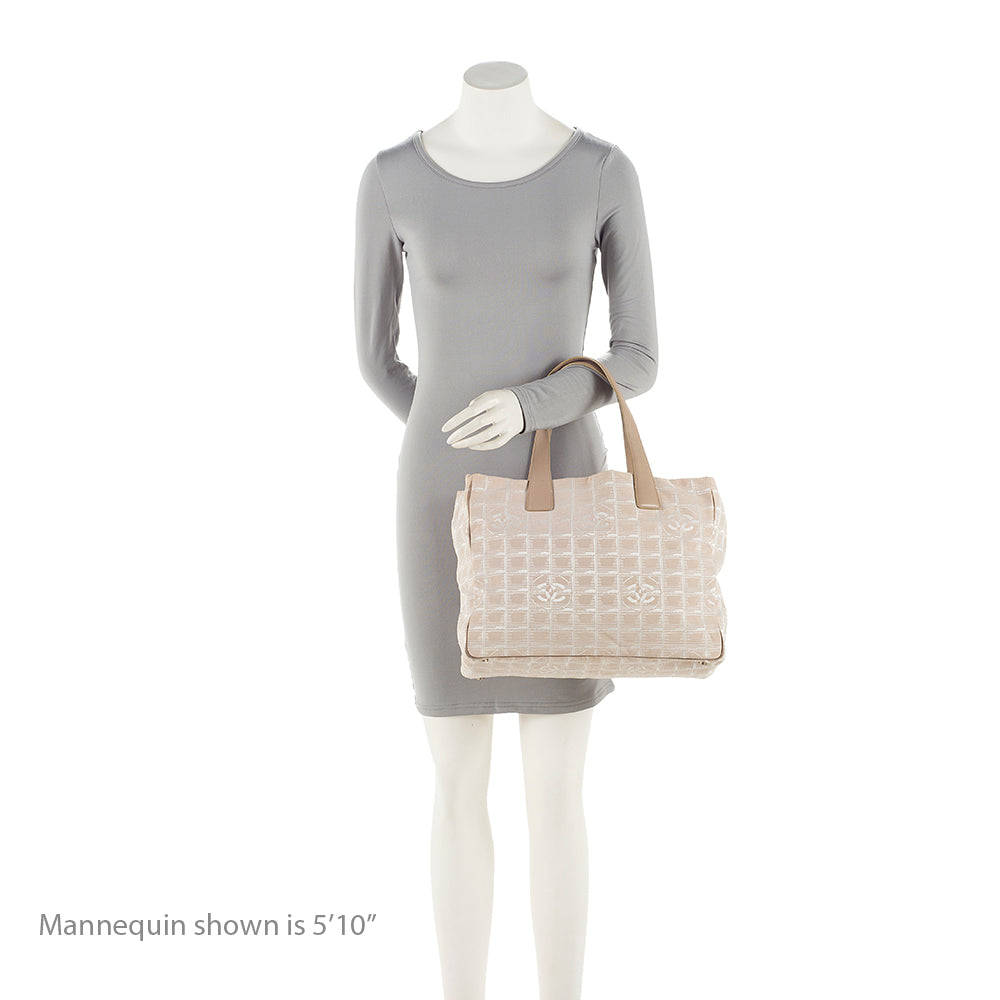 Chanel Vintage Nylon Travel Line Large Tote (SHF-20979)