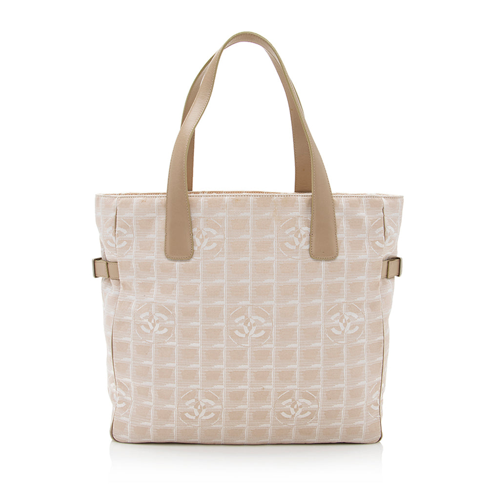 Chanel Vintage Nylon Travel Line Large Tote (SHF-21362)