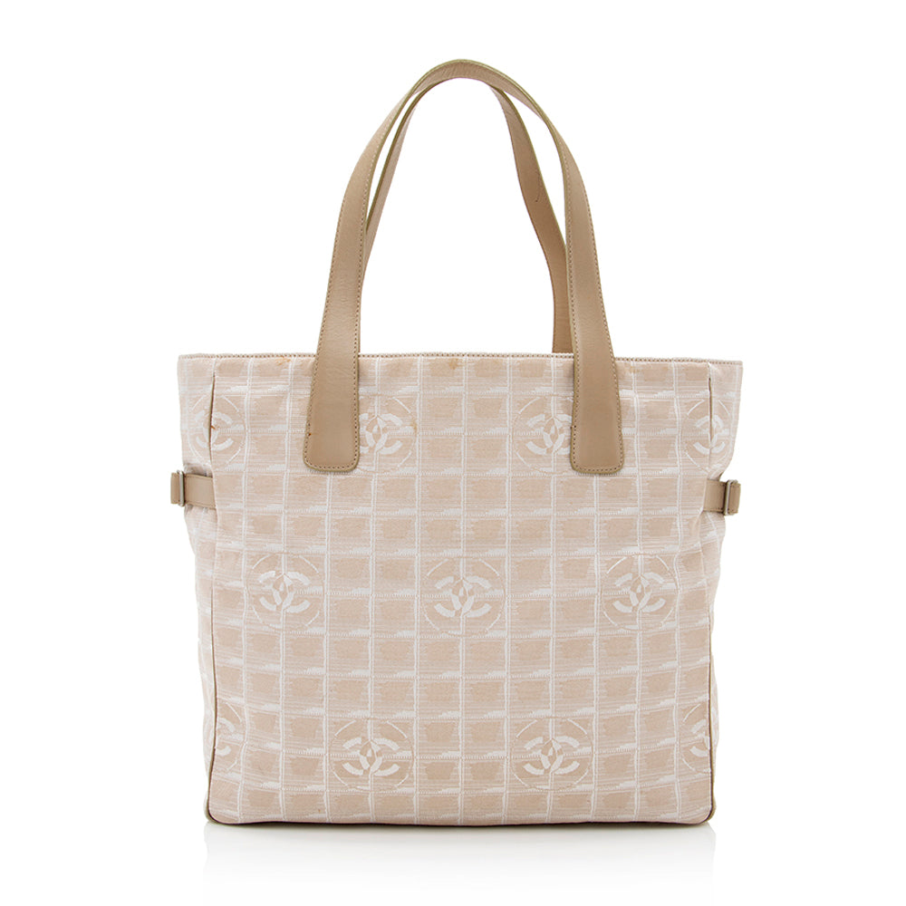 Chanel Vintage Nylon Travel Line Large Tote (SHF-21362)